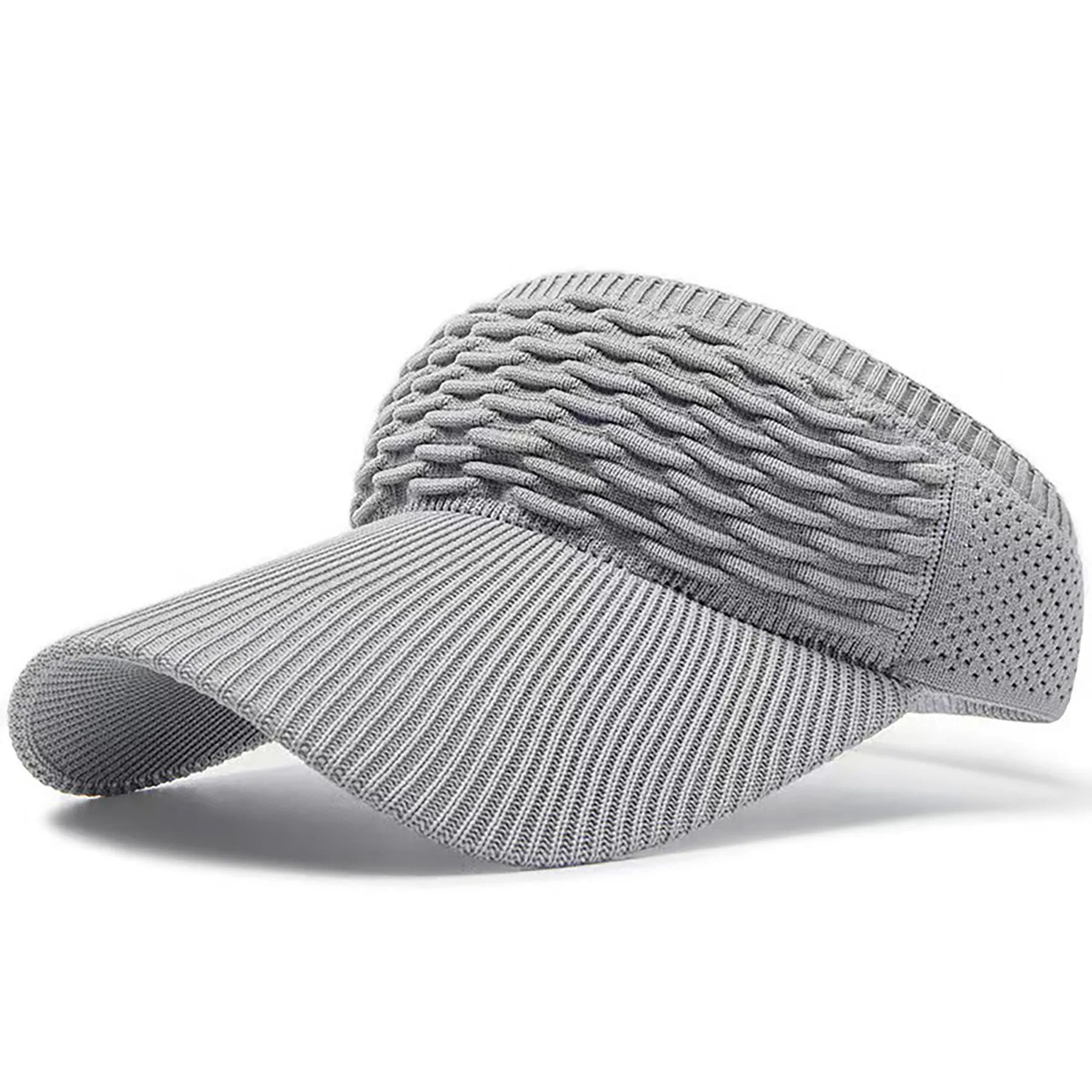 Women Knitted Elastic Visor Hat 6