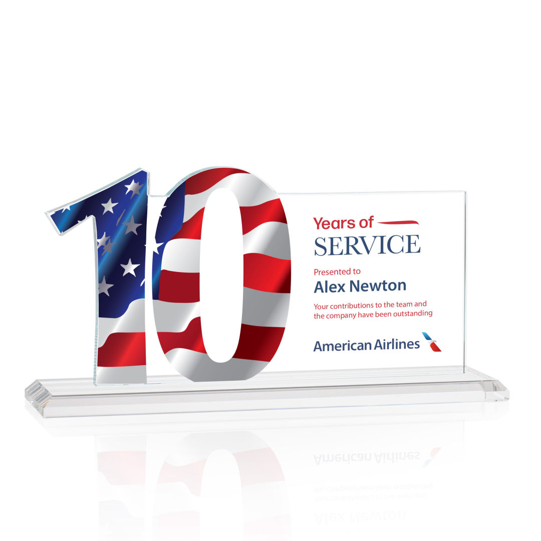 Hazelton VividPrint™ Award - White 2