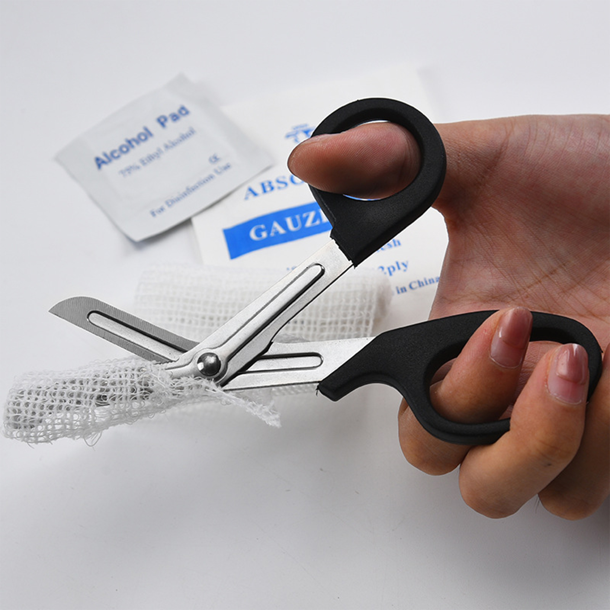 Angled Medical Bandage Scissors 10