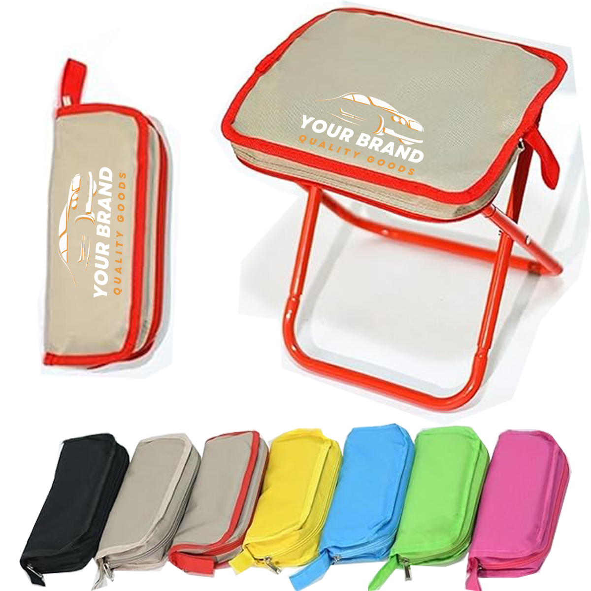 Ultra Portable Folding Chair Folds Into Wallet Size 4
