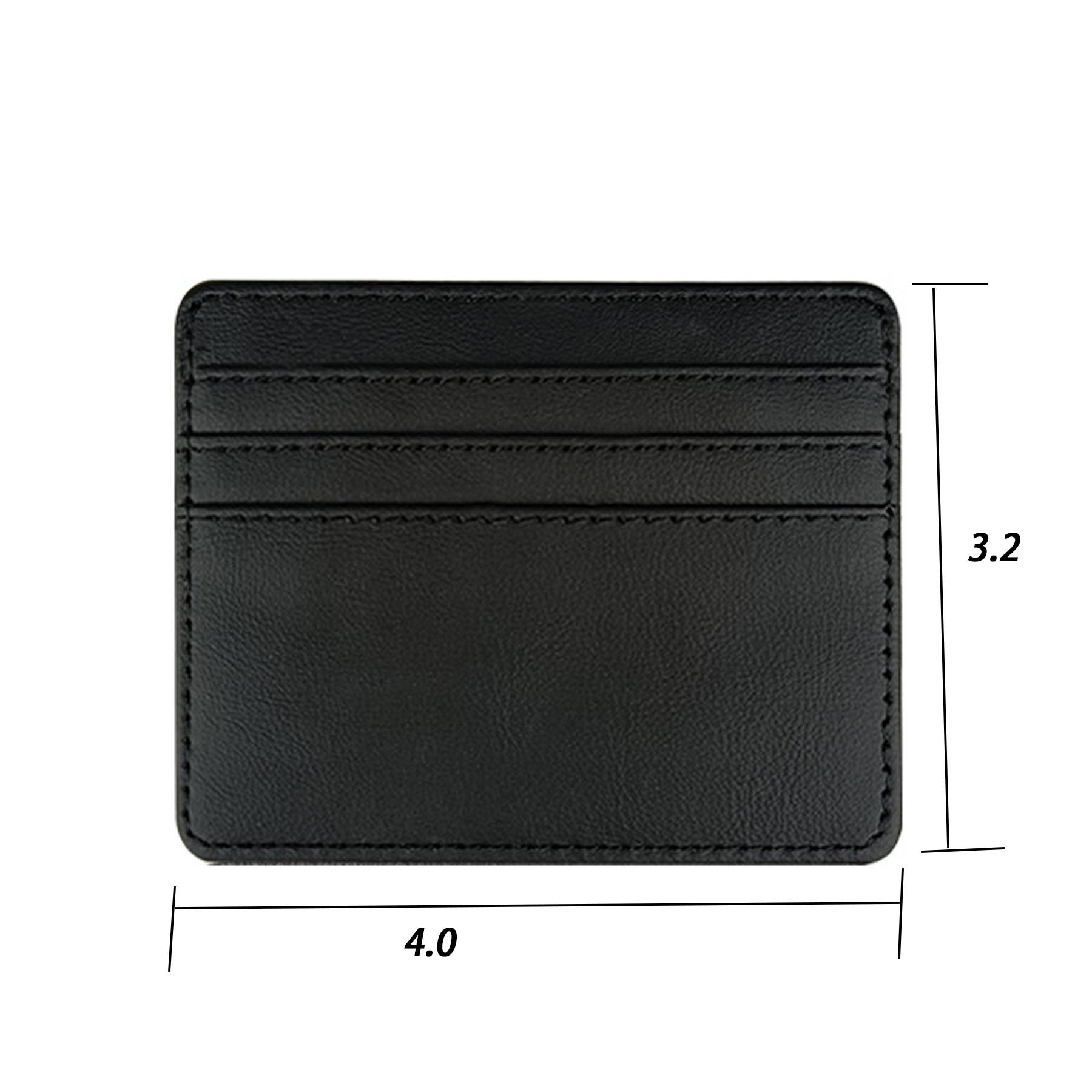 PU Leather Slim Card Wallet 4