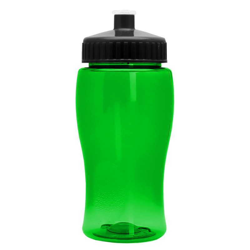Poly-Pure Jr. - 18 oz. Transparent Bottle with Push pull 5