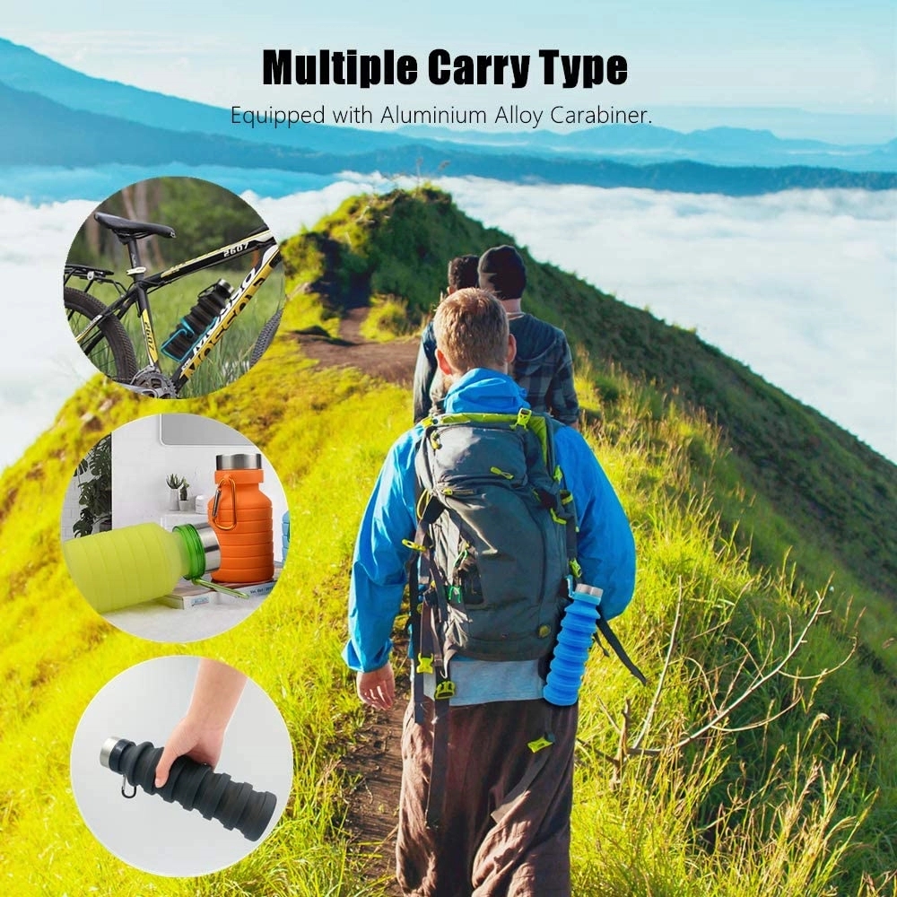 17oz Folding Travel Water Bottle 6