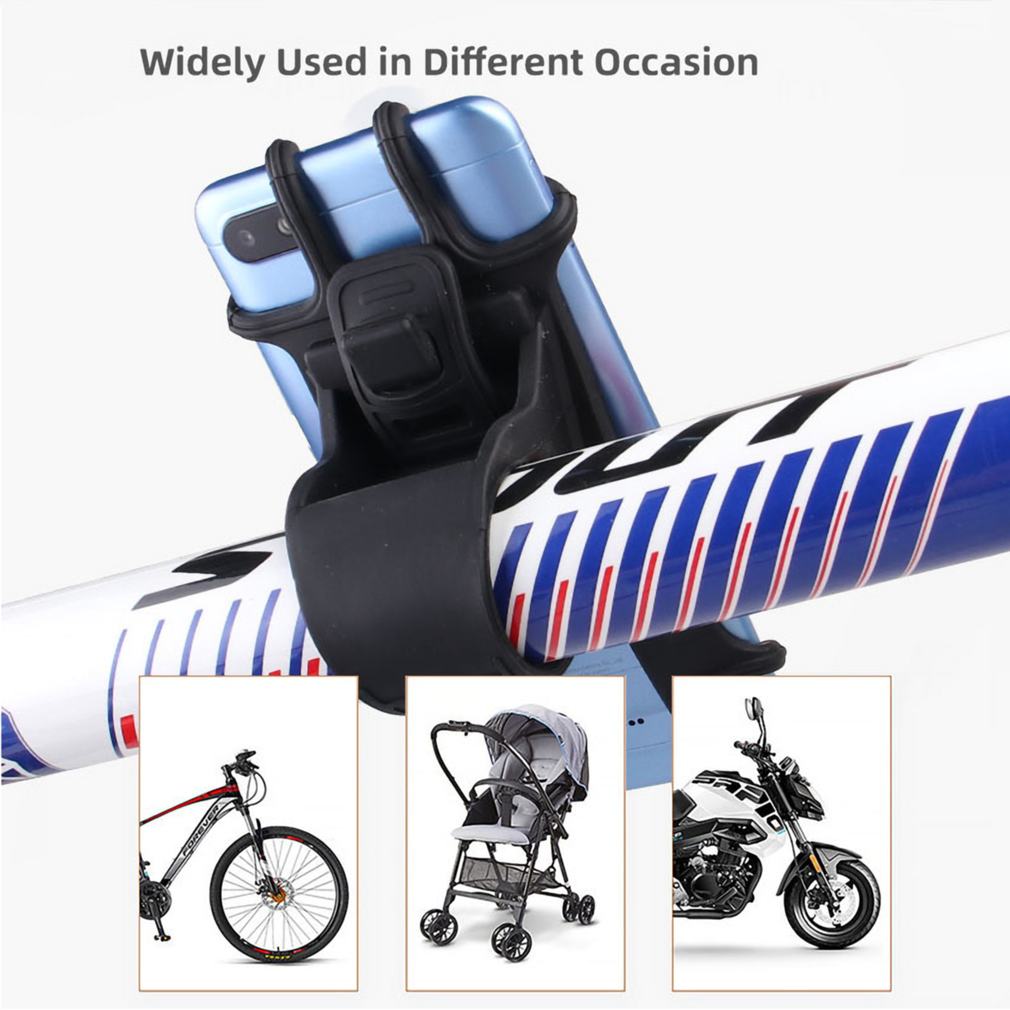 Silicone Bicycle Phone Holder 4