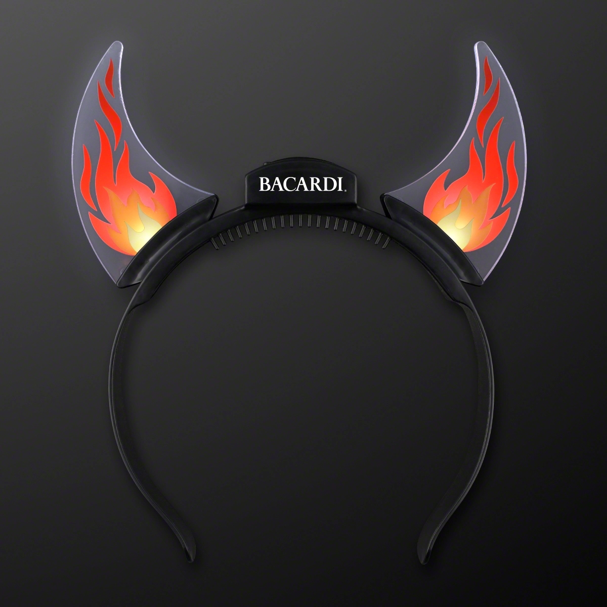 Dancing Flames Light Up Devil Horn Headband 1