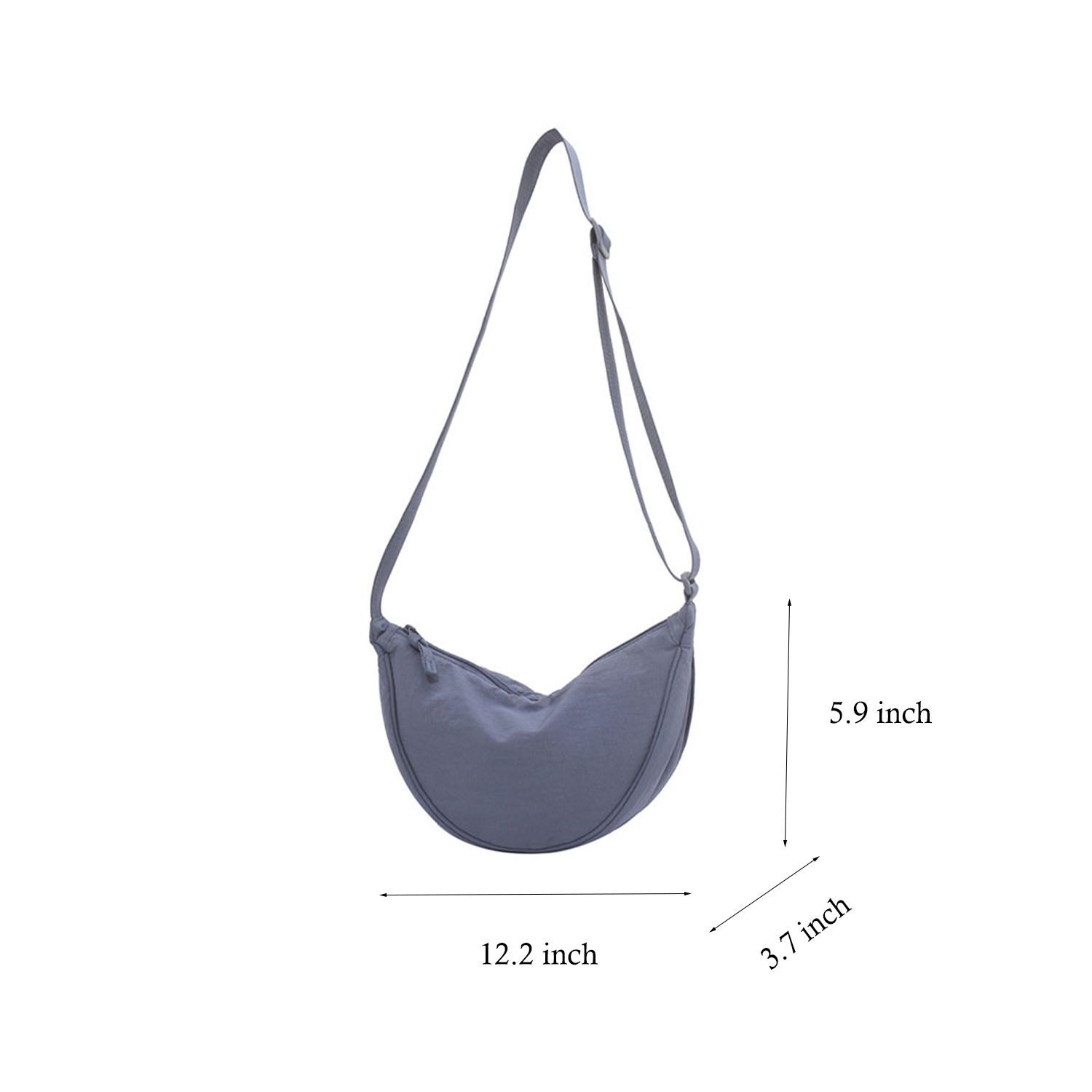 simple design fashionable women Nylon Crossbody Sling Bag 2