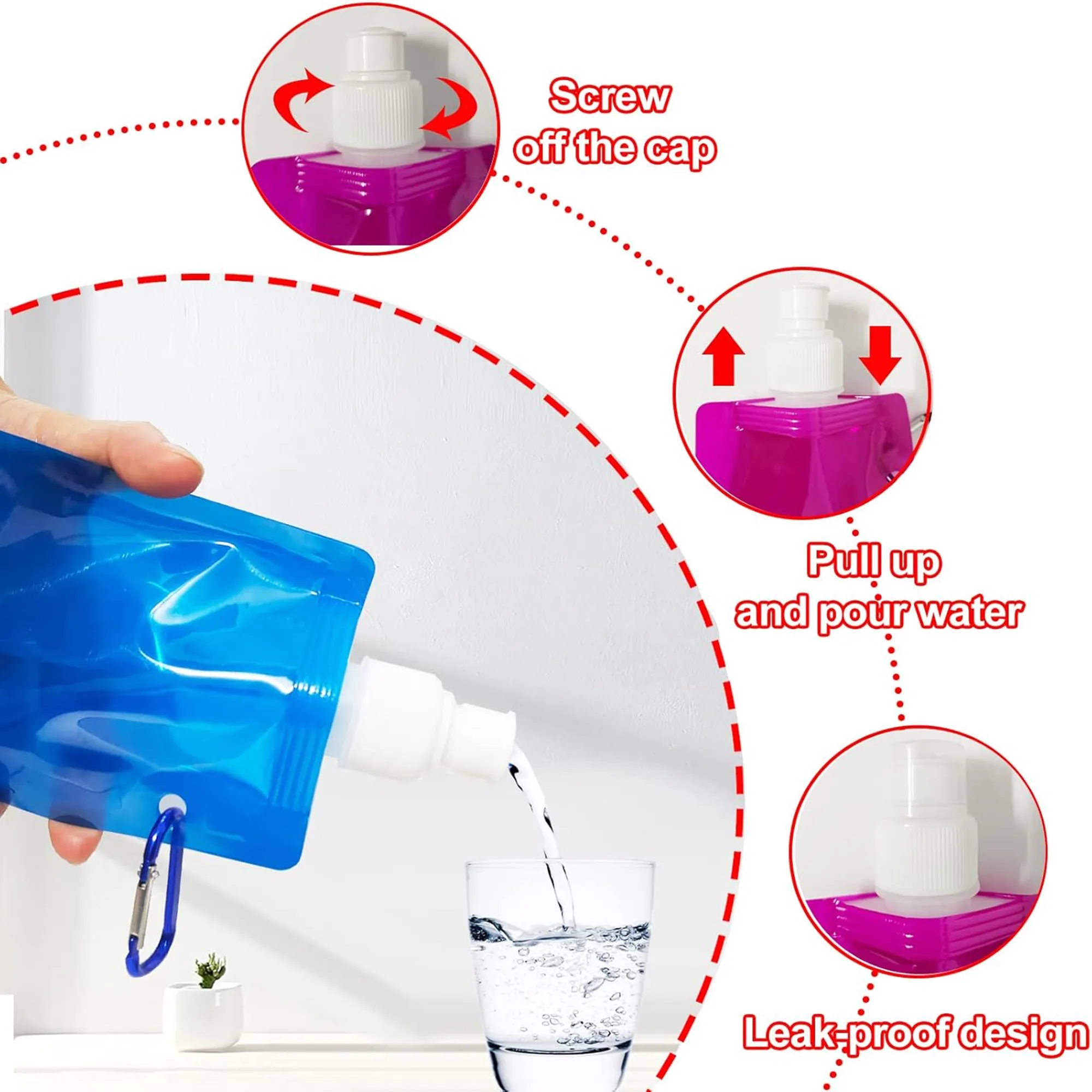 Environmental PE Foldable Outdoor Water Bag 6