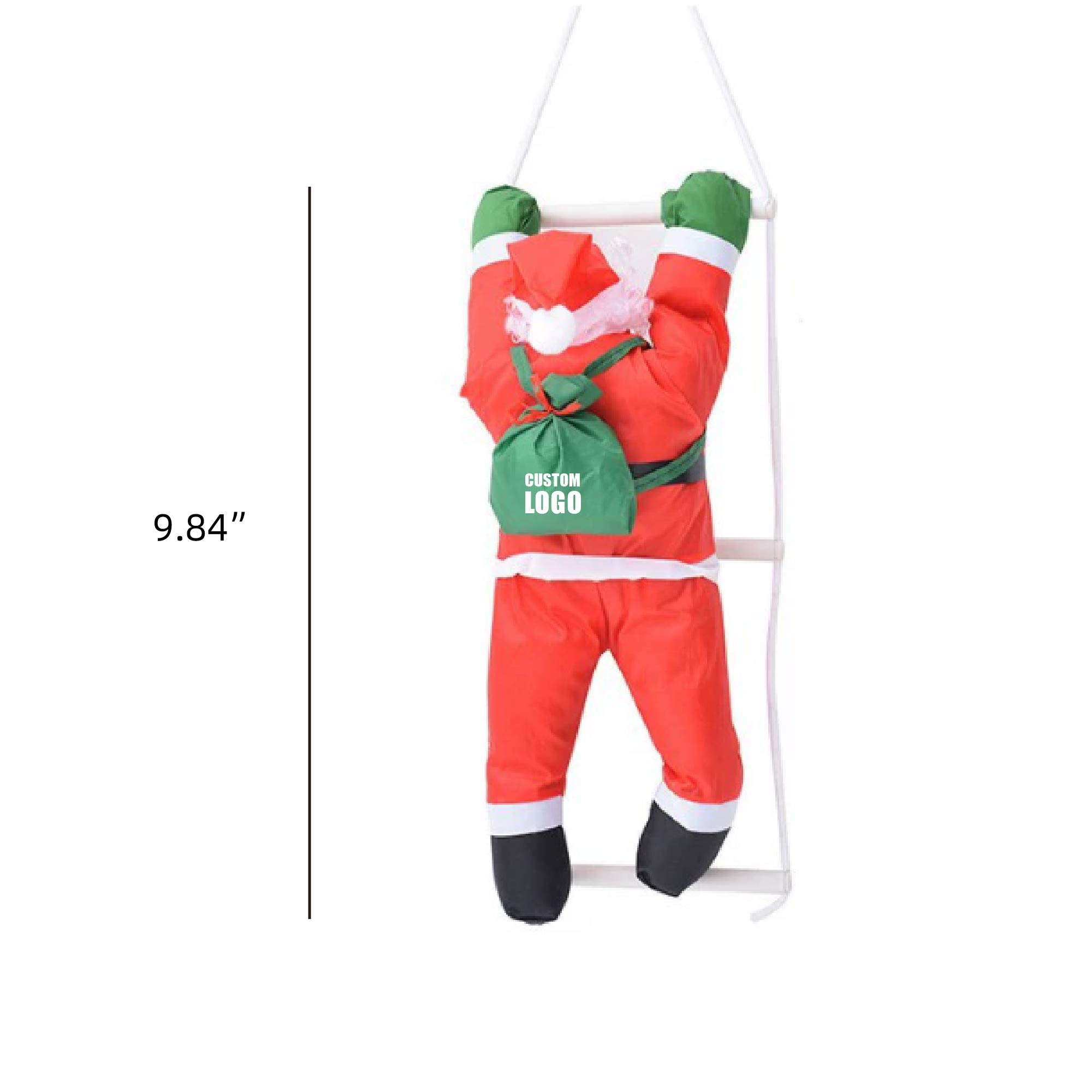 MOQ 10 pcs Ladder-Climbing Santa Decor 3