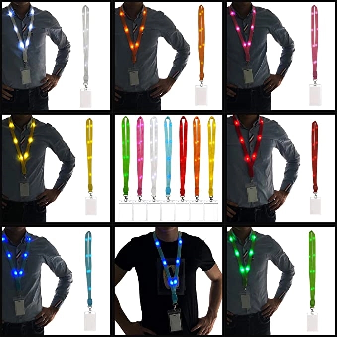 Led Glowing Lanyard With Clip 3