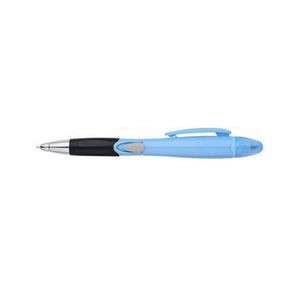 White Barrel Pen With Highlighter 14