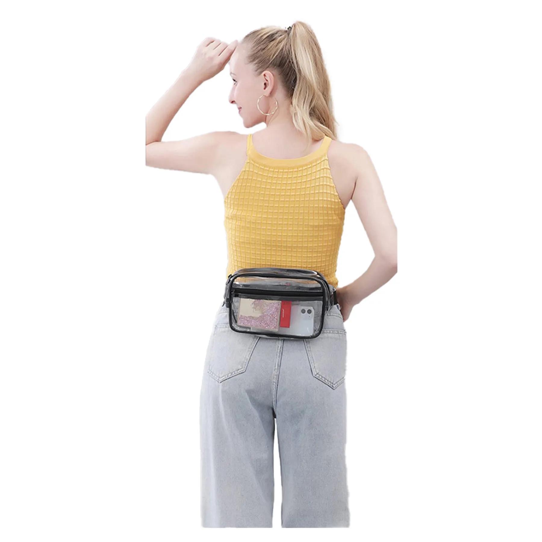 Clear PVC waist pack 2
