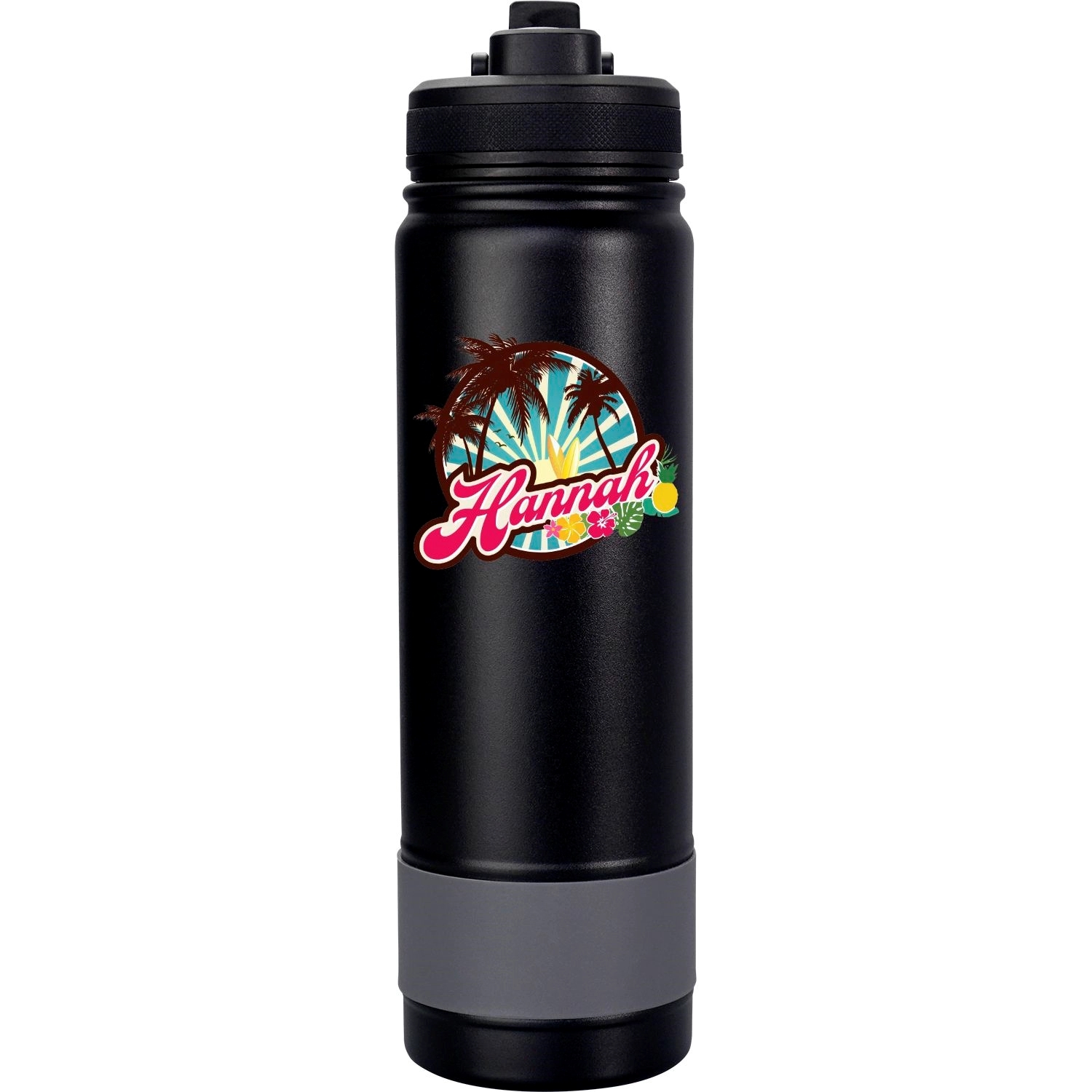 Pop Up 24 oz. Colorful Banded Bottle 6