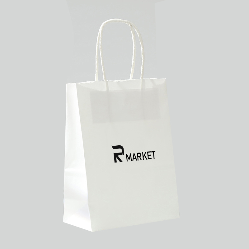 Eco-Green Paper Bags crafted from 100% recycled 110gsm kraft paper 3