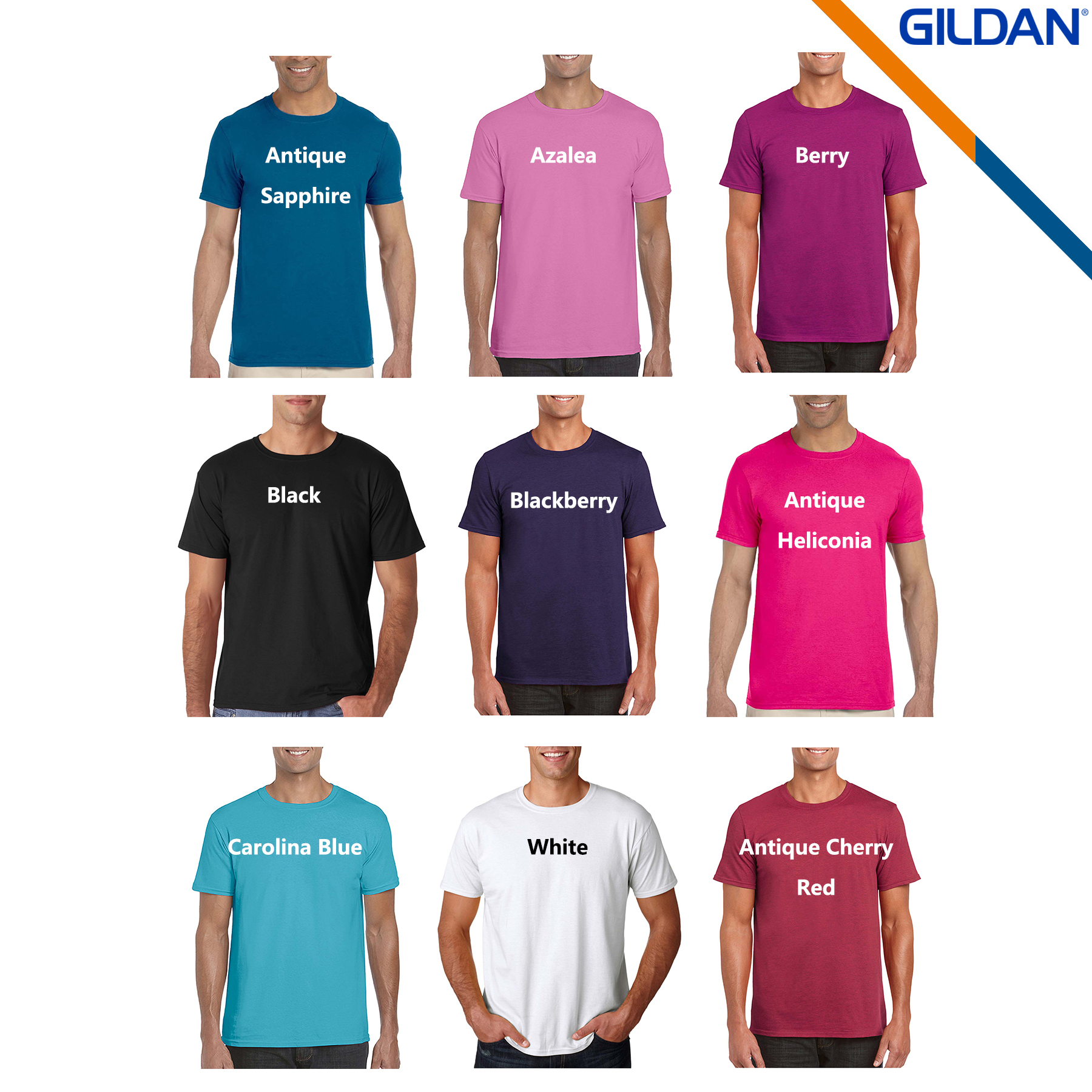 Gildan® 4.5 oz 100% Cotton Preshrunk Tees 10