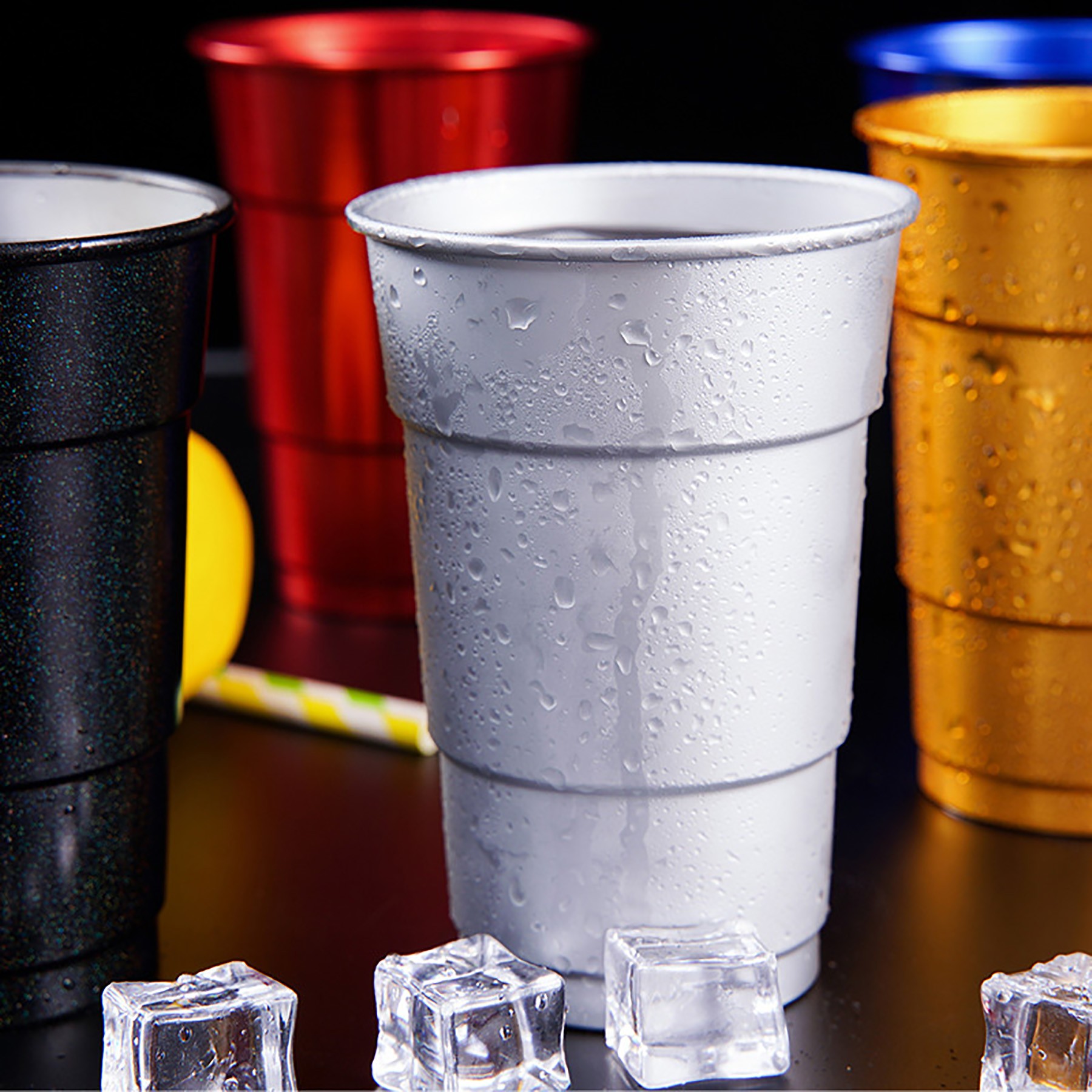 16Oz Aluminum Reusable Stadium Party Beer Cup 5