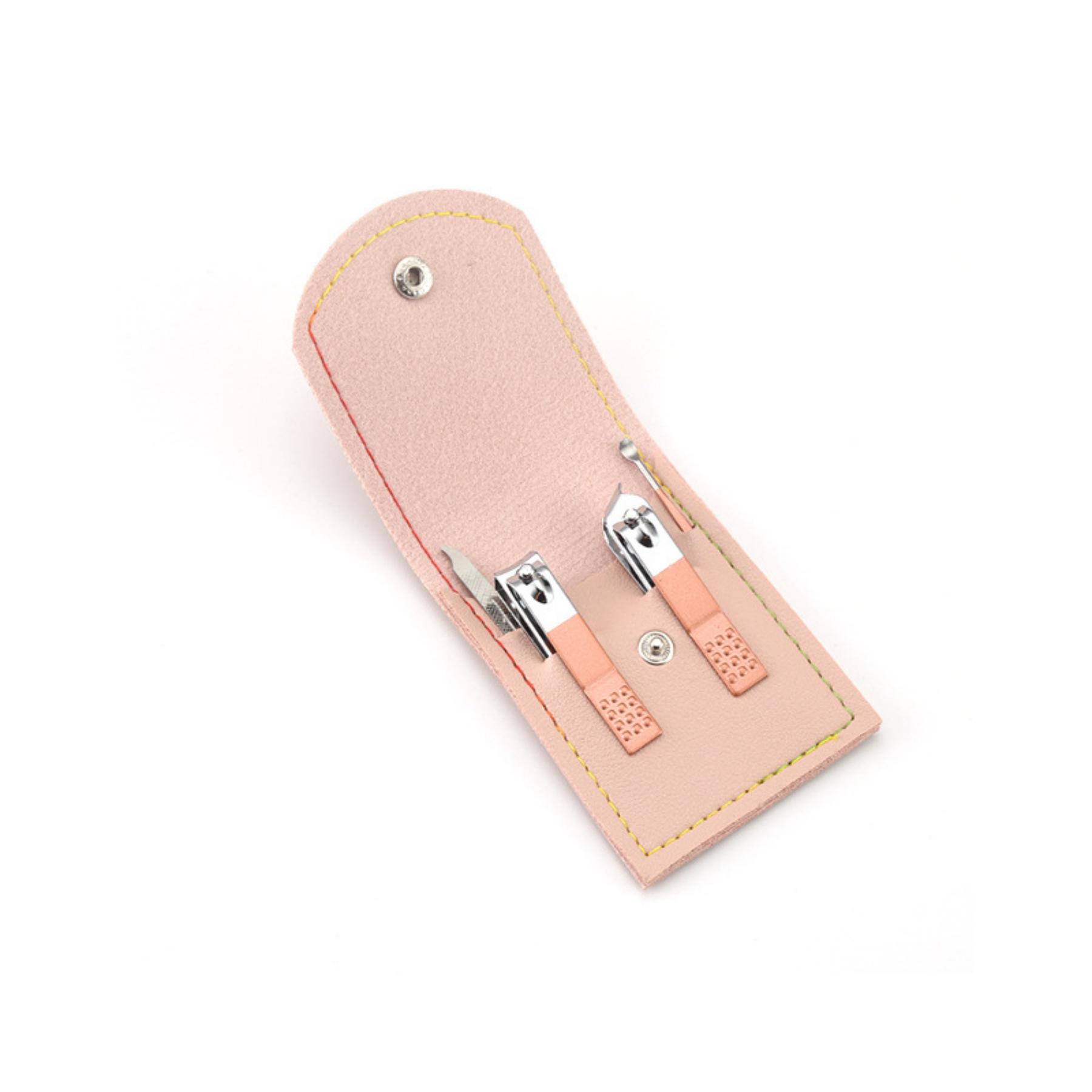 4-Piece Nail Clipper Set With PU Pouch 3