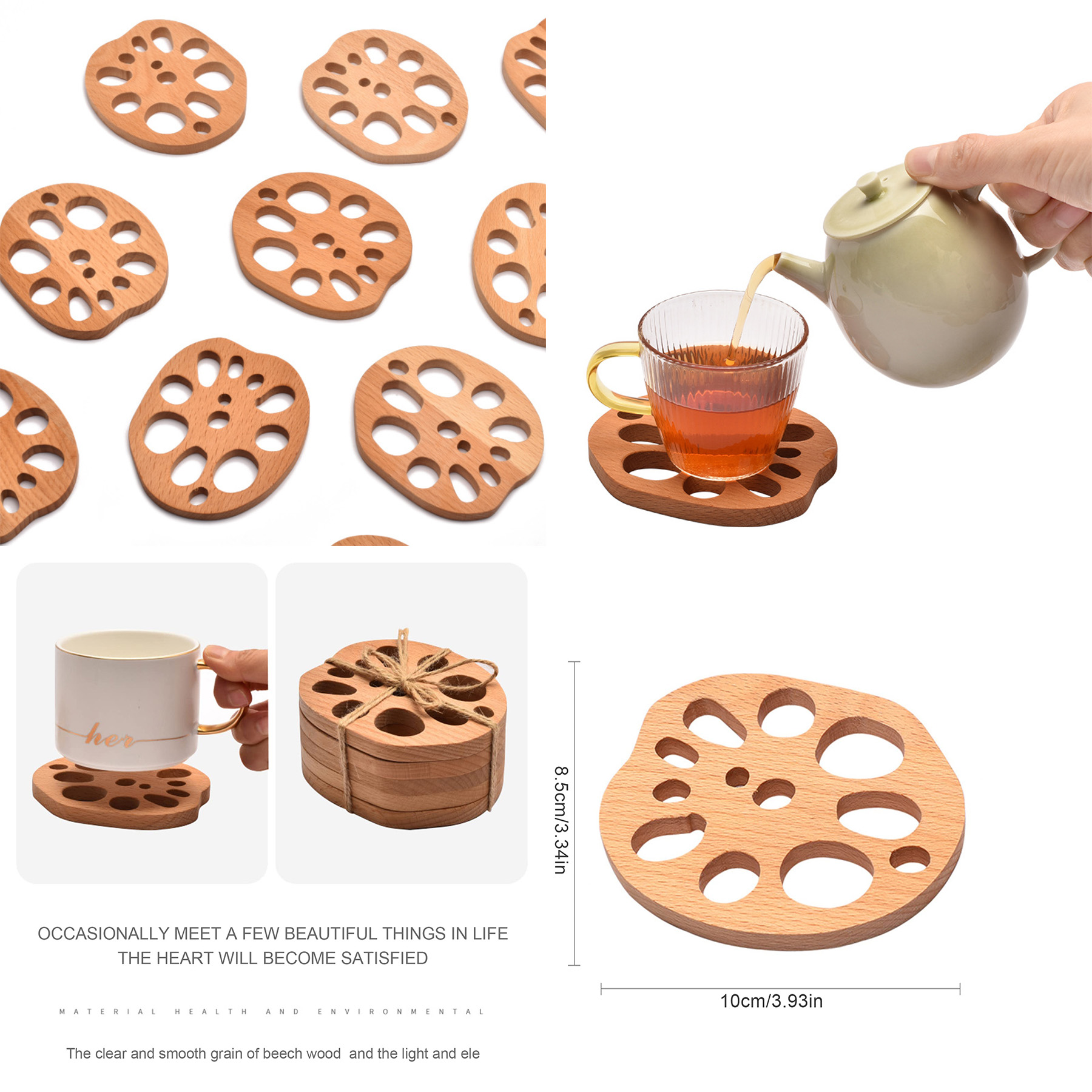 Wooden Coasters for Drinks 3