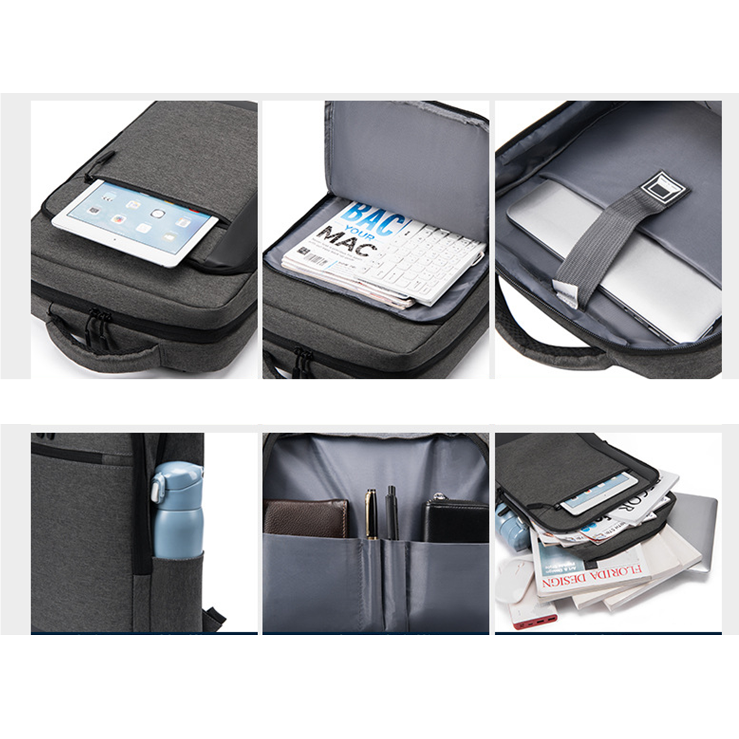 Smart Work Backpack with USB Charging Port 4