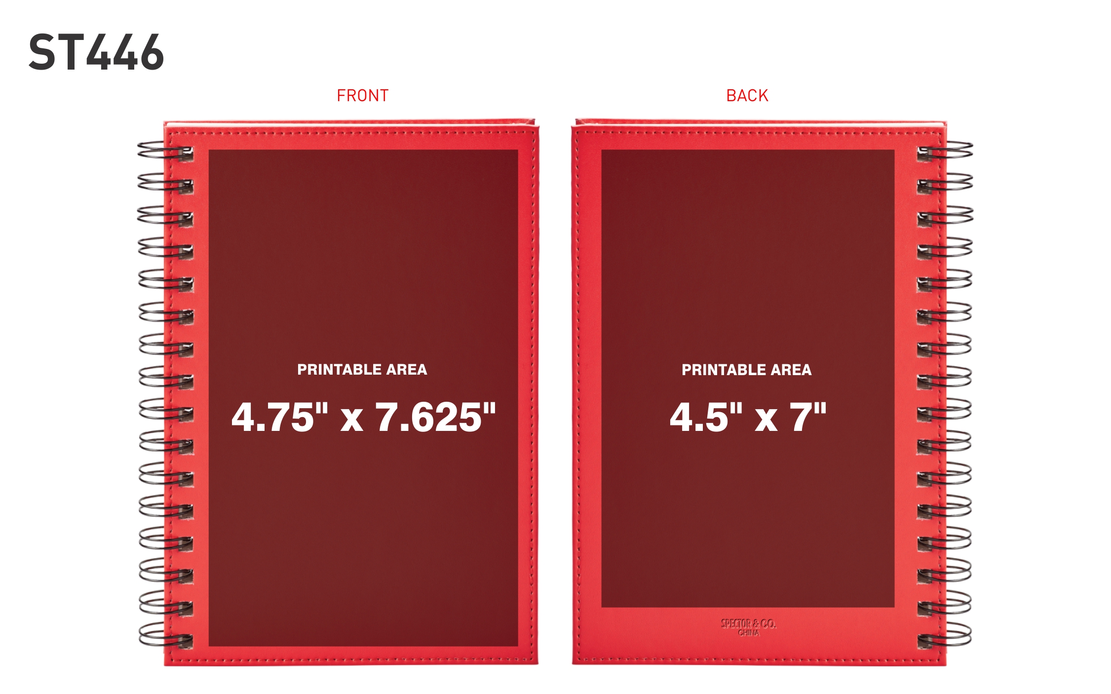 Neoskin hard cover spiral journal 4