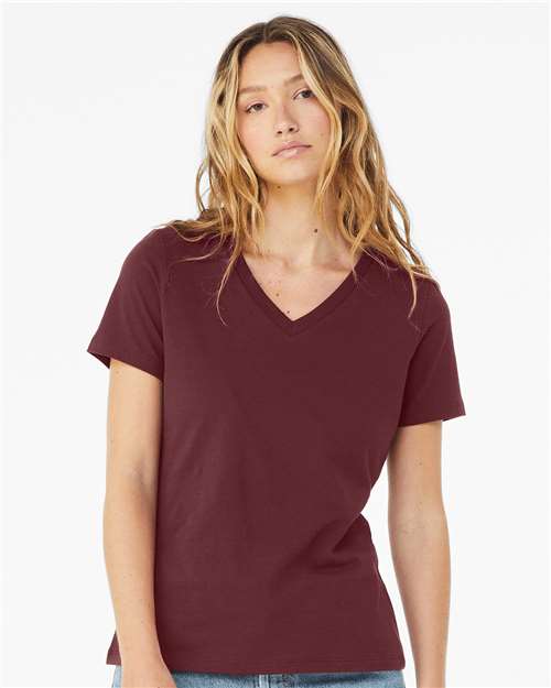 Women's Relaxed Jersey V-Neck Tee - 6405 51