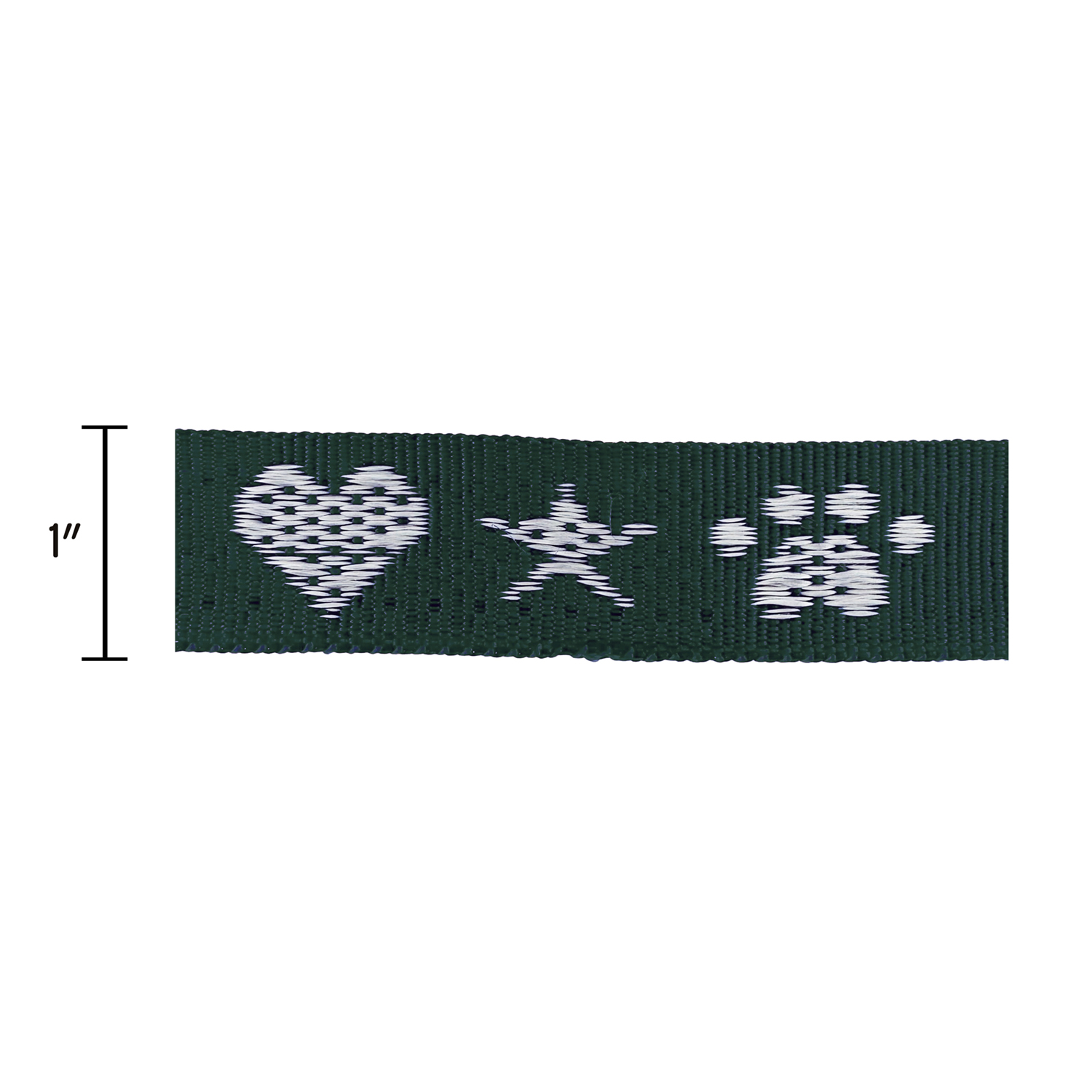 1" Woven Wristband - "Classic" Weave 6