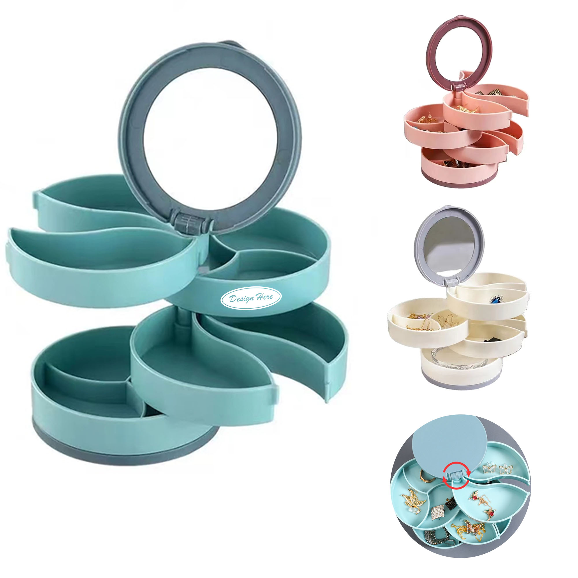 Rotating Gem Storage Box 2
