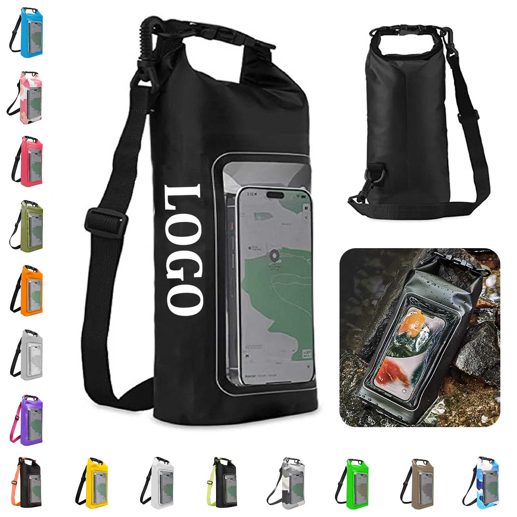 2L Roll Top Waterproof Backpack 3