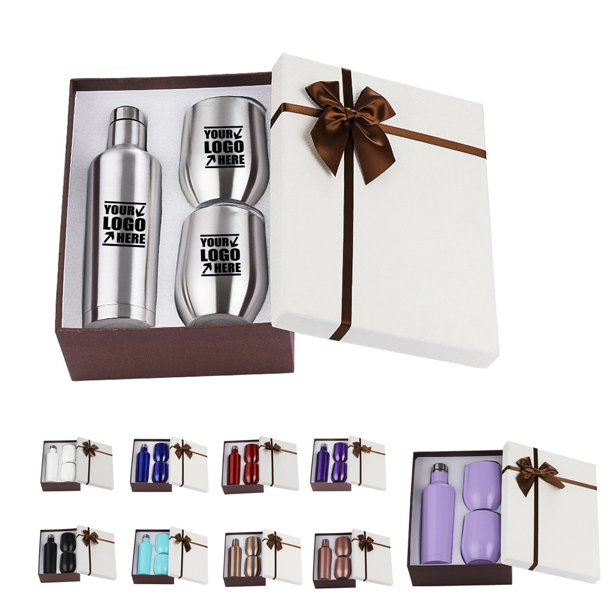Insulated Wine Chiller Gift Set 7