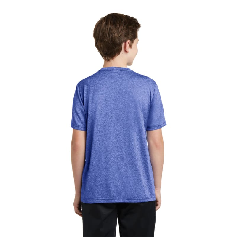 Sport-Tek Youth Heather Contender Tee. 8