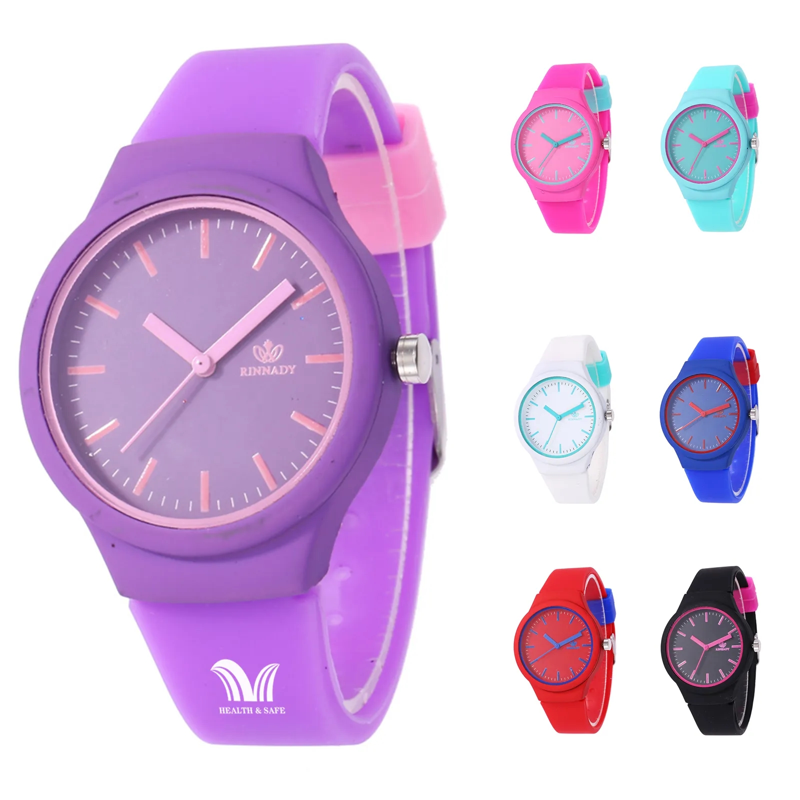 Silicone Watch Student Quartz Watch 4
