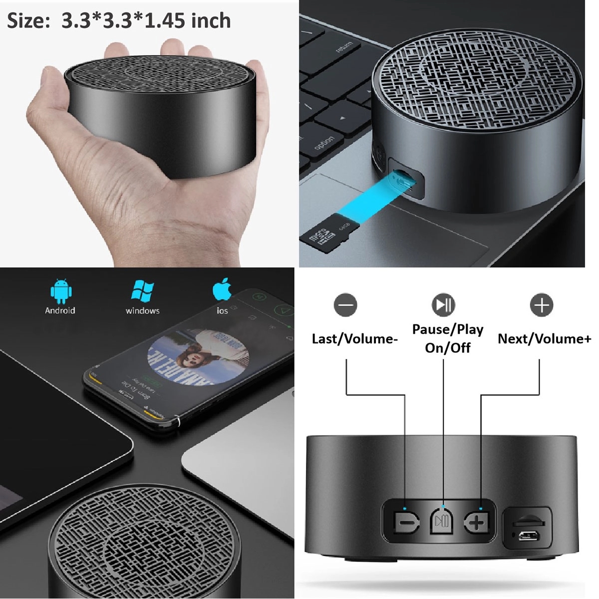 Portable Wireless Bluetooth Speaker 2