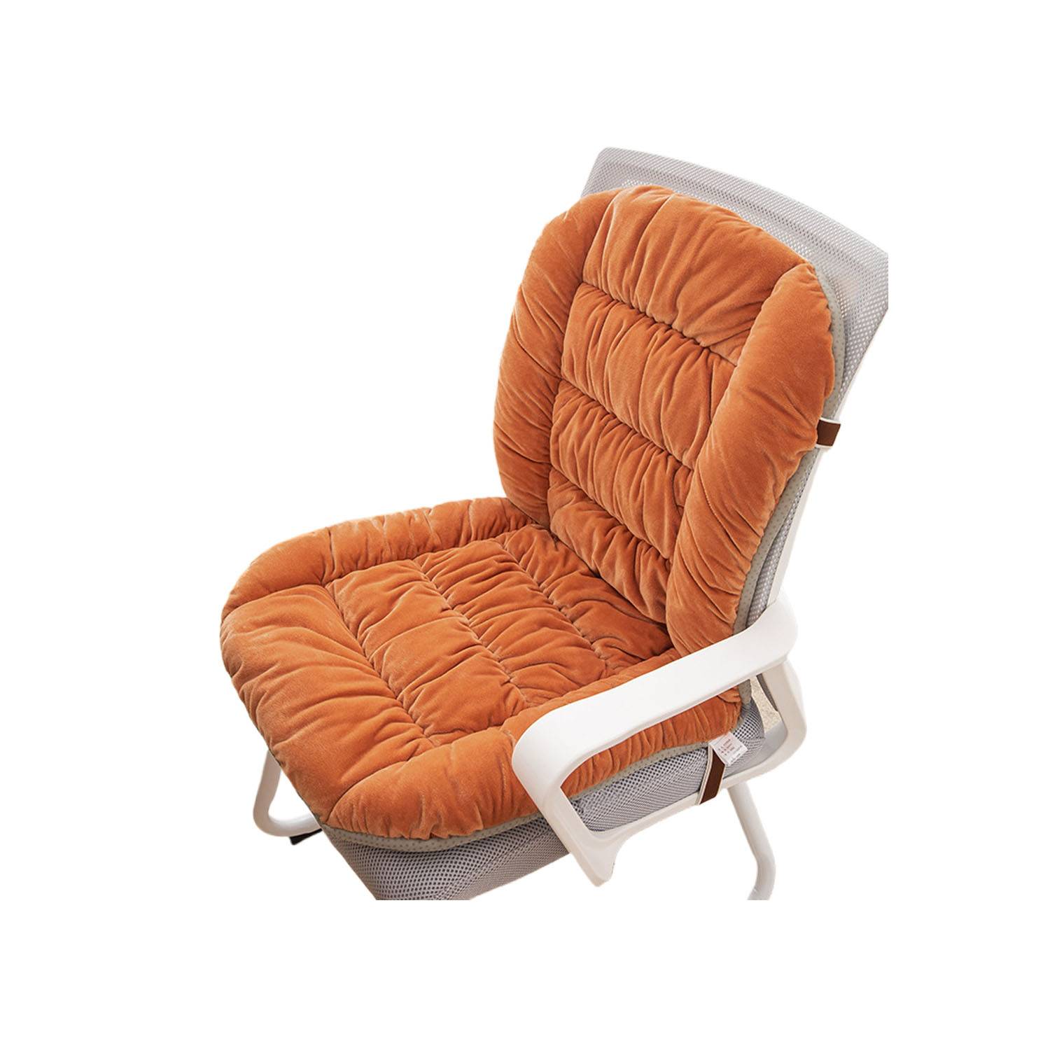Non-Slip Soft Warm Velvet Cushioned Chair Seat Pad 6