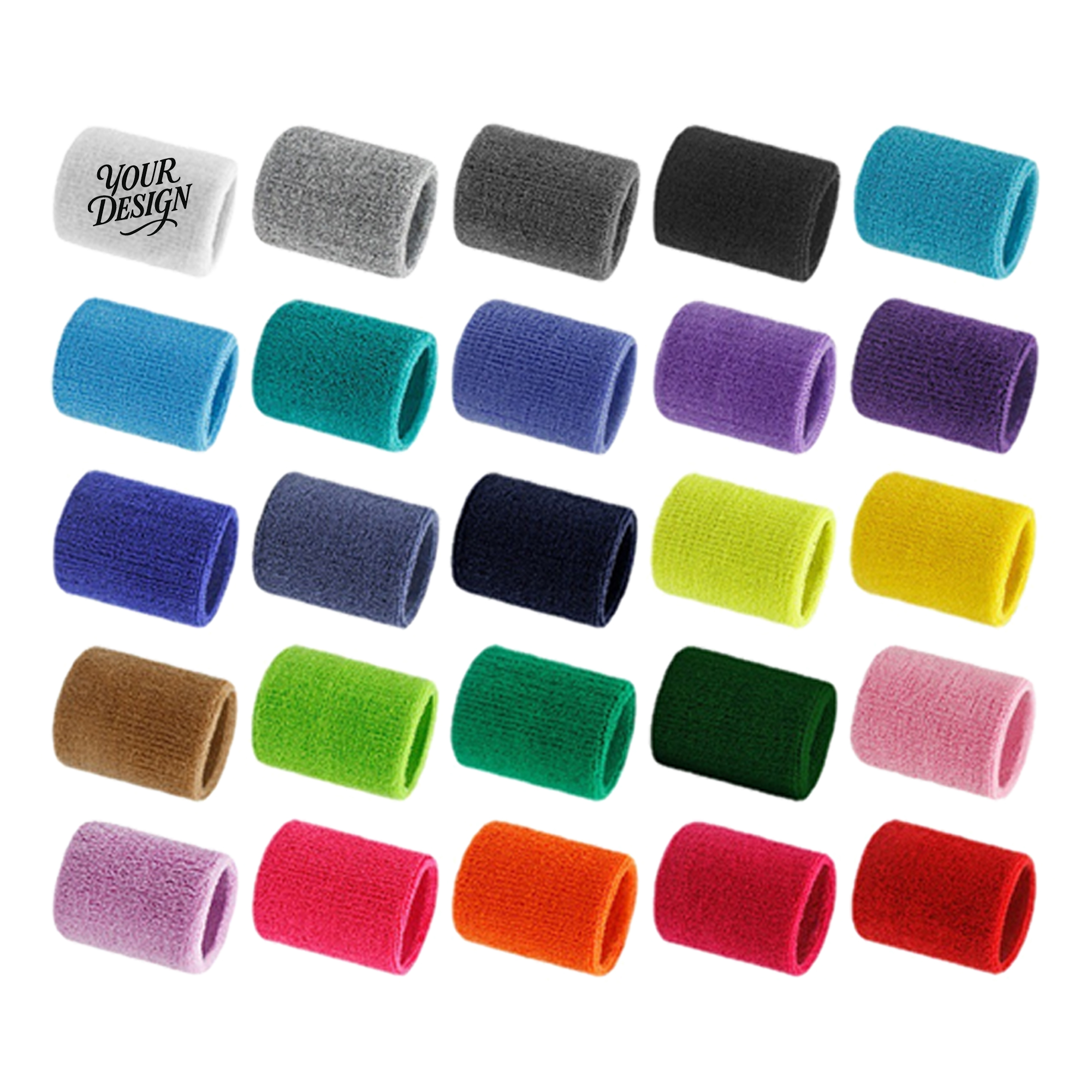 Elastic Sweat Absorbing Wristband 3