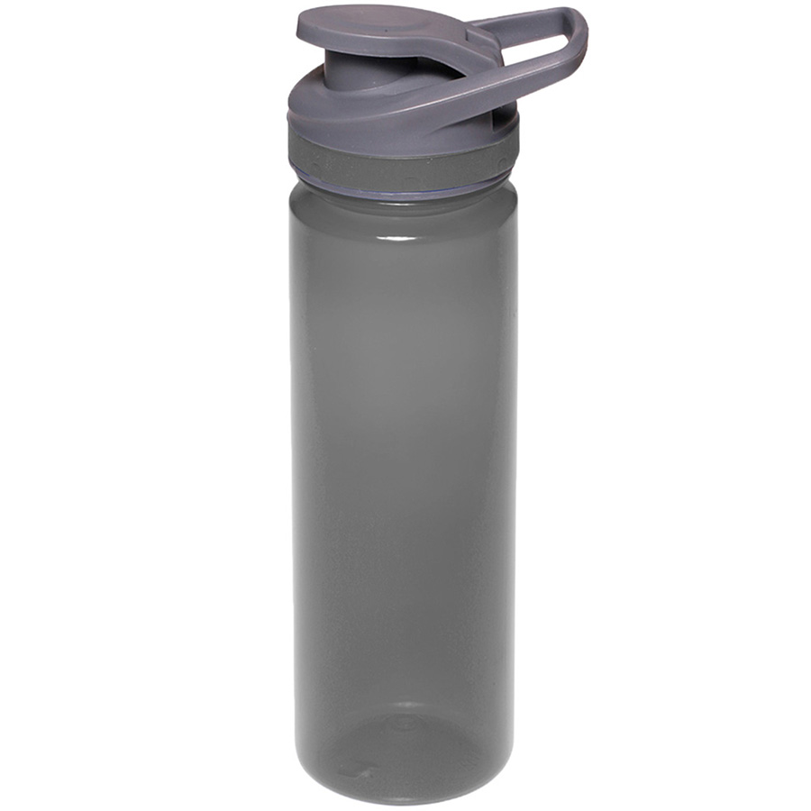 Plastic Sports Water Bottle with Flip Lid - Carry Handle, 22 3