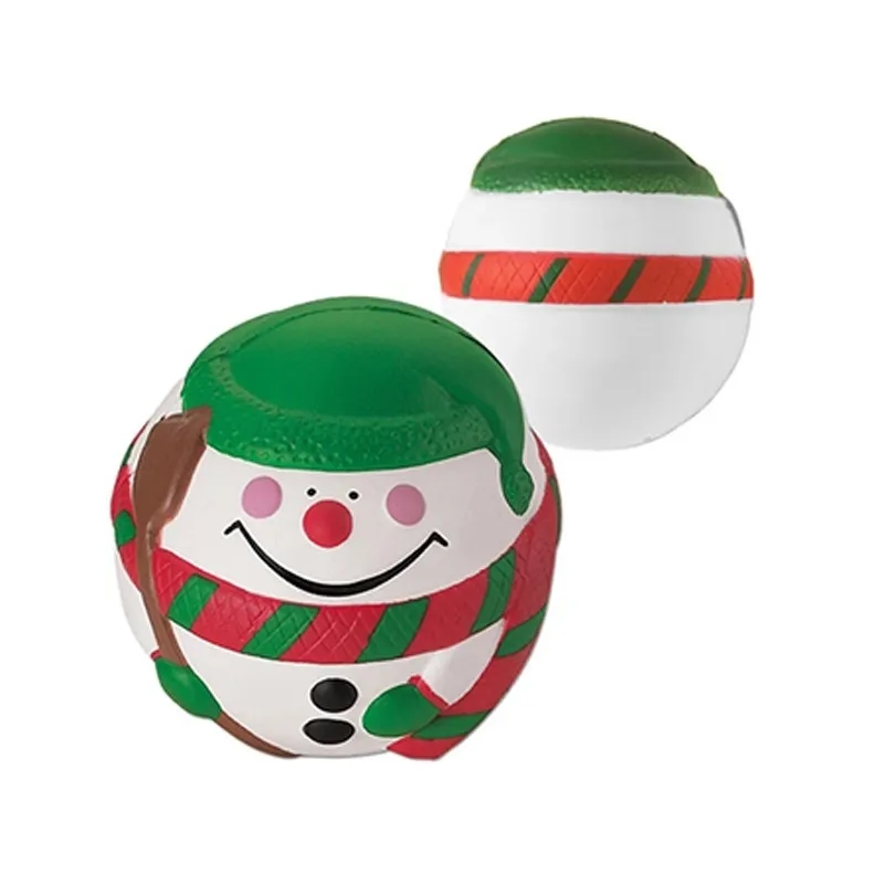 Prime Line Holiday Christmas Santa Shape Stress Ball 6