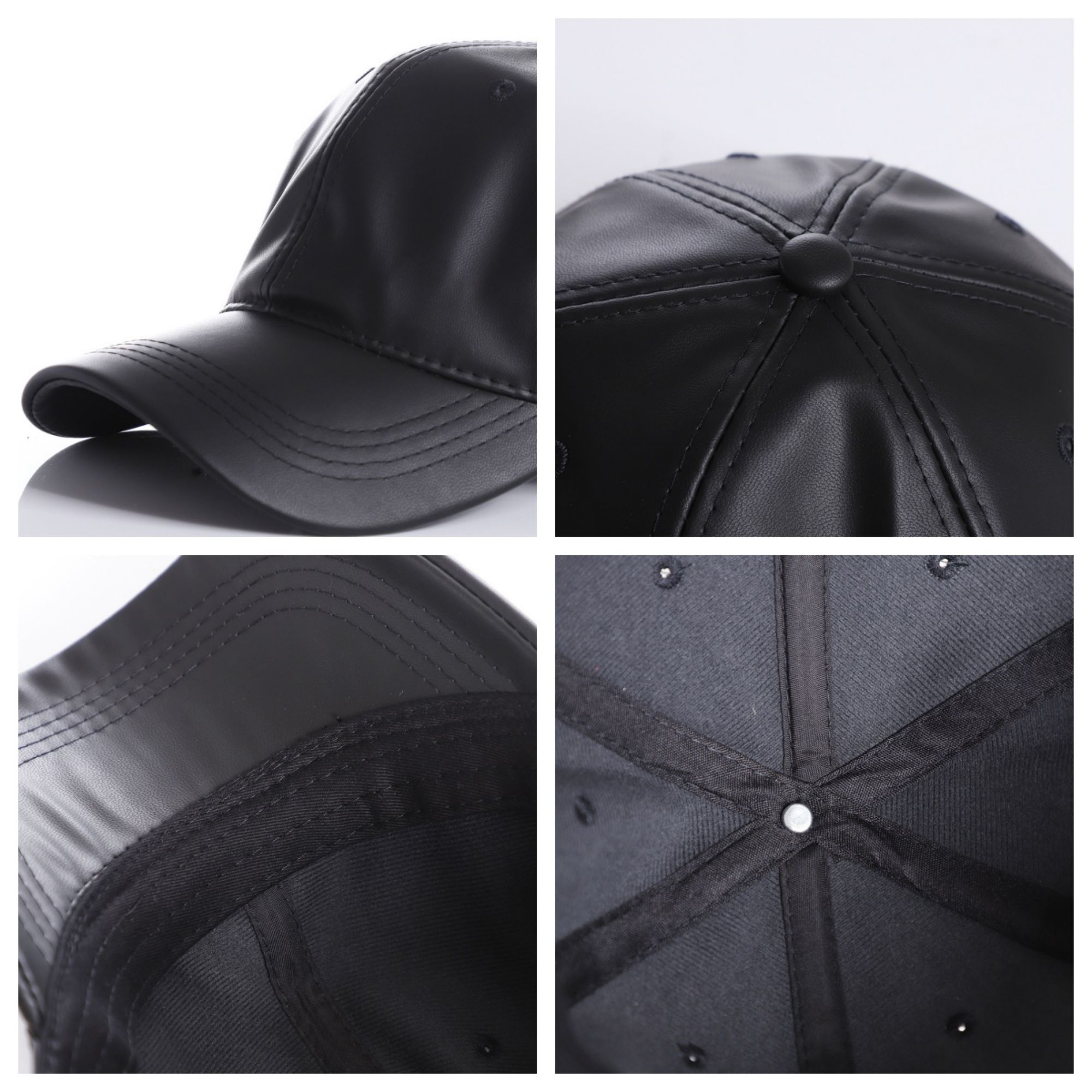 Leather Baseball Cap 4