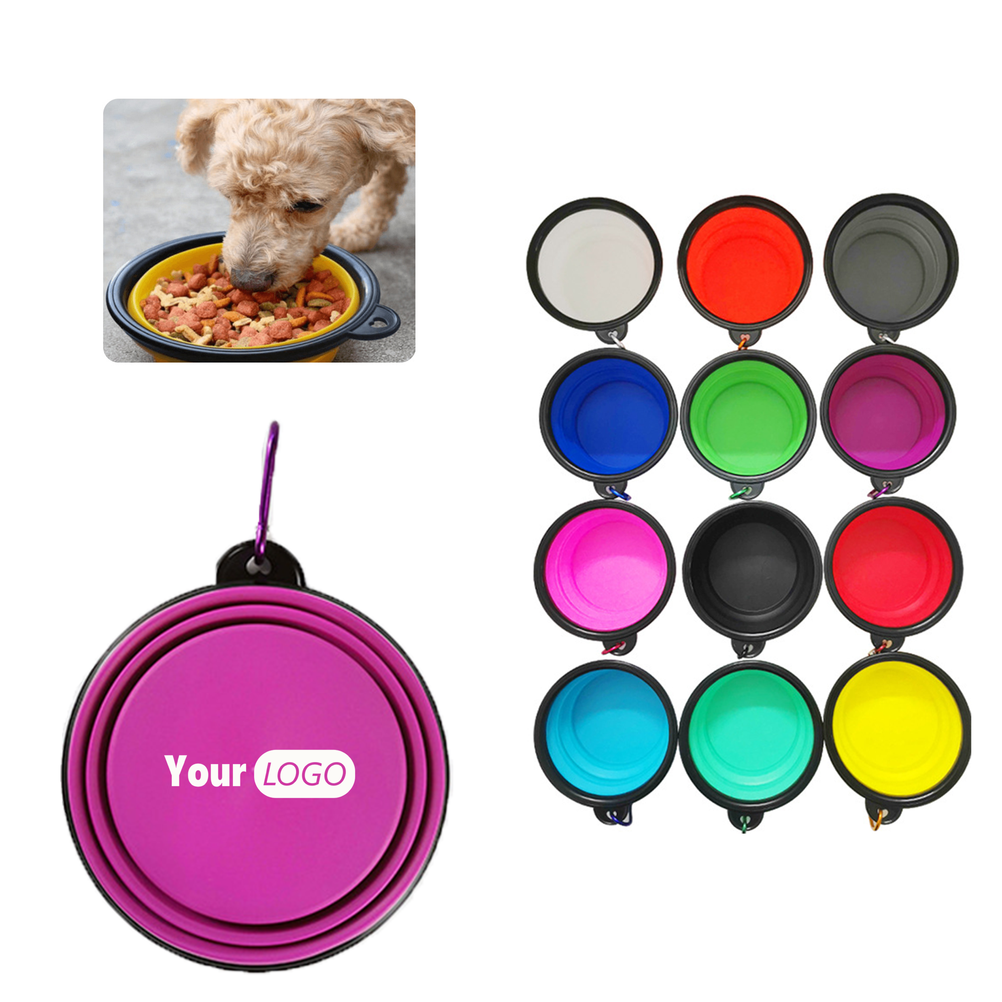 350ml Travel Dog Bowl MOQ 50 2