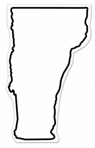 Vermont State Shape Magnet - Full Color 2