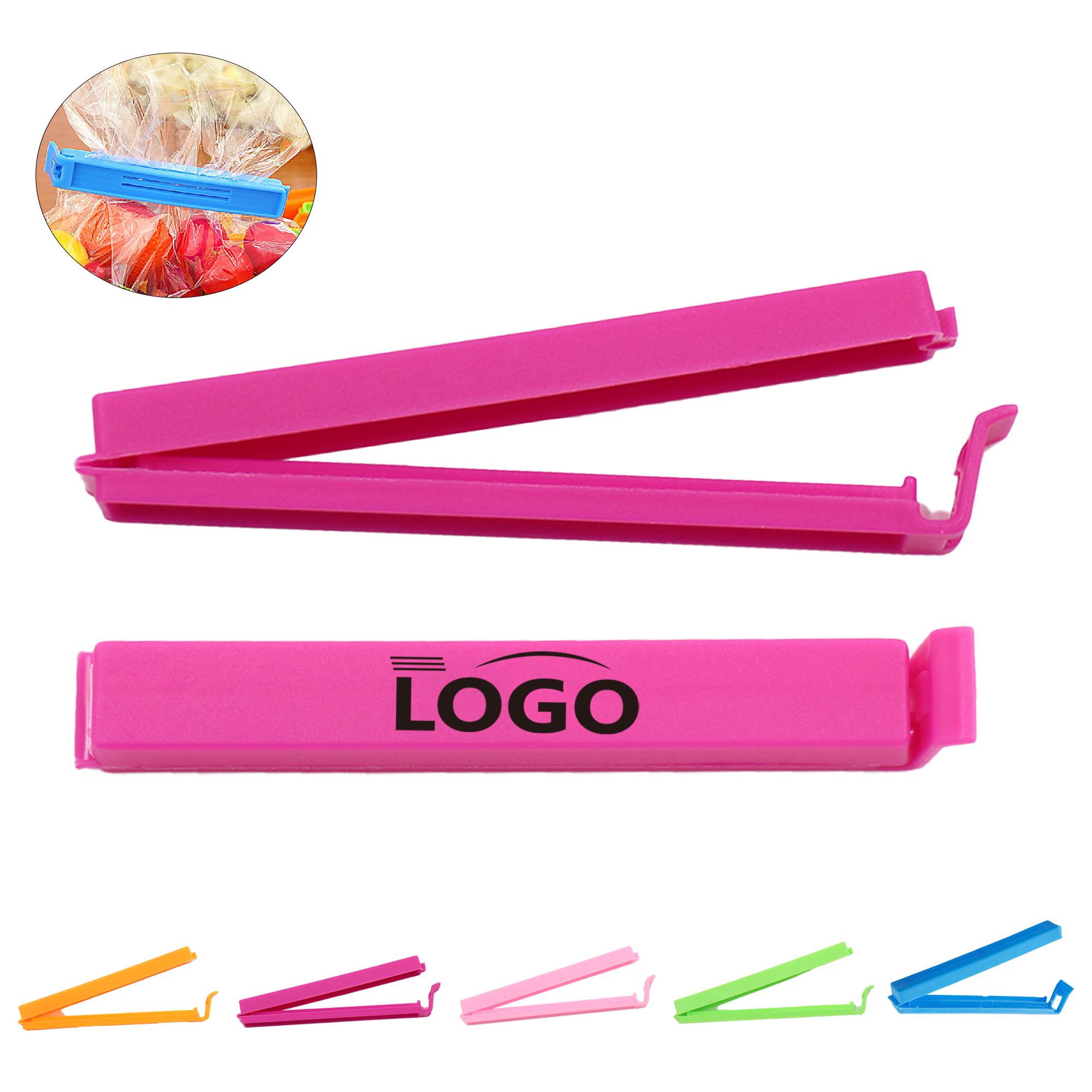 Candy-Colored Bag Sealing Rod Clips 2