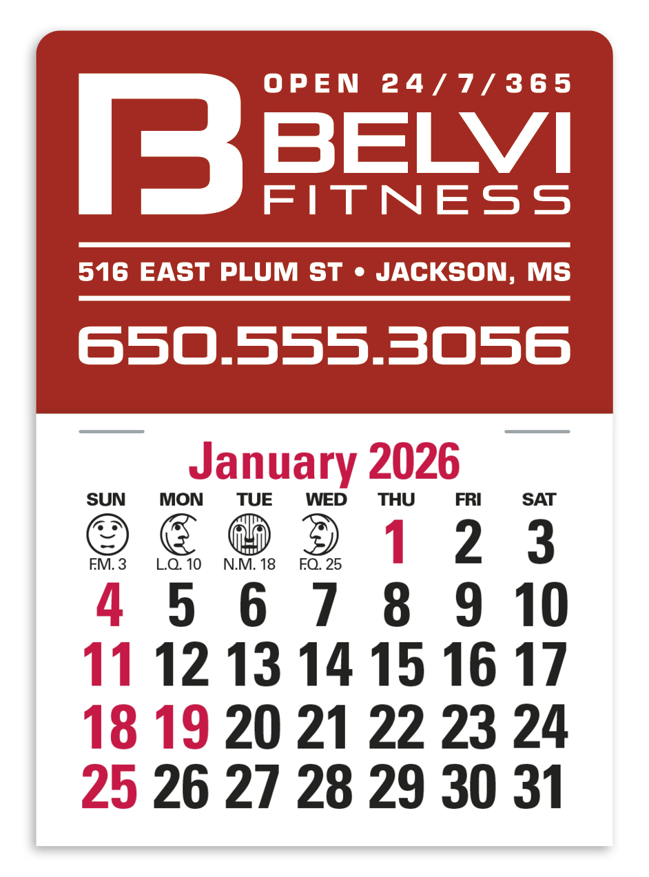 Triumph® Calendars Press-N-Stick Standard Calendar 9