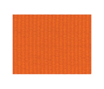 Solid Orange "V" Neck Ribbon with Clip, 1 1/2" wide 2