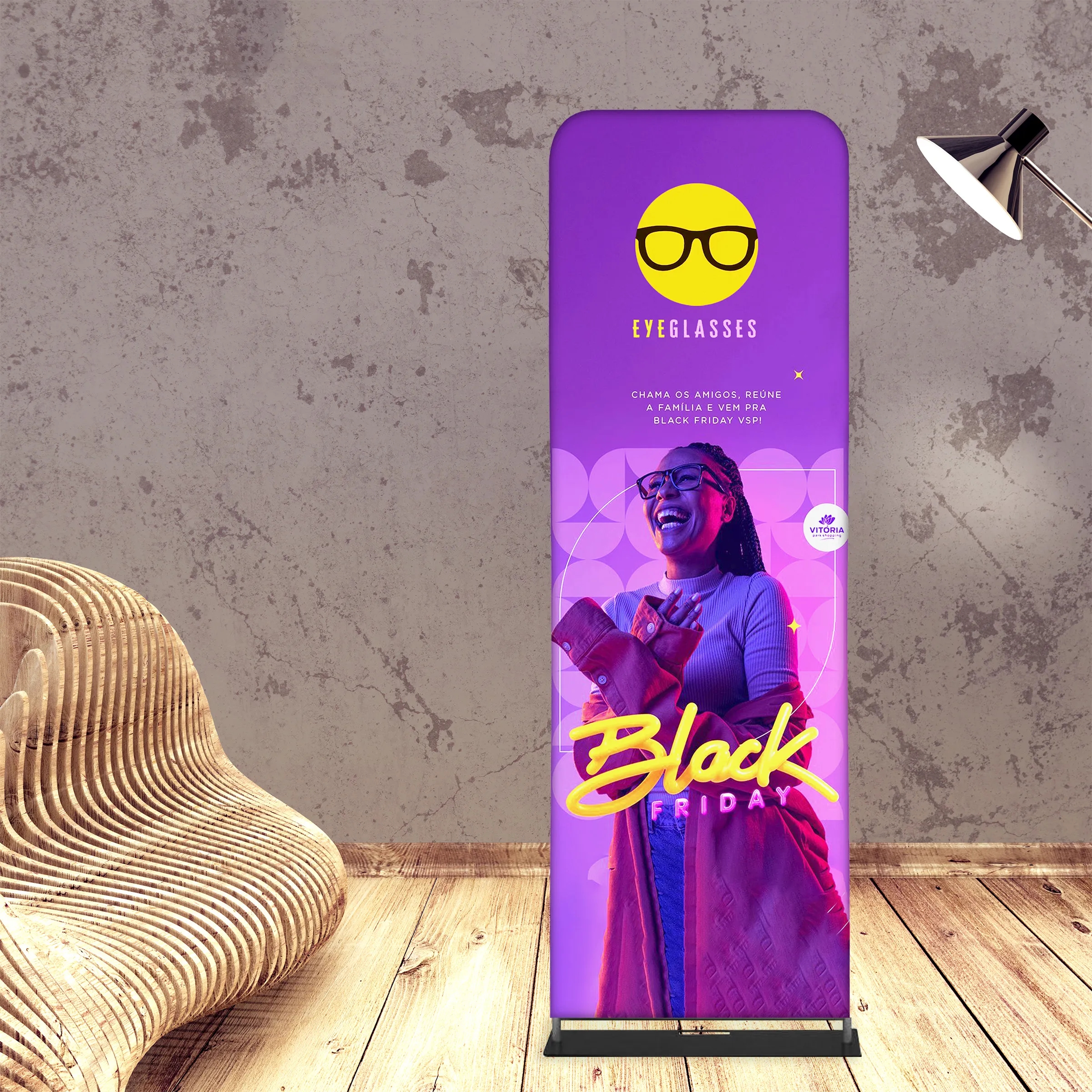 Tube Banner, Double Sided Digitally Printed - 10'x3' 6