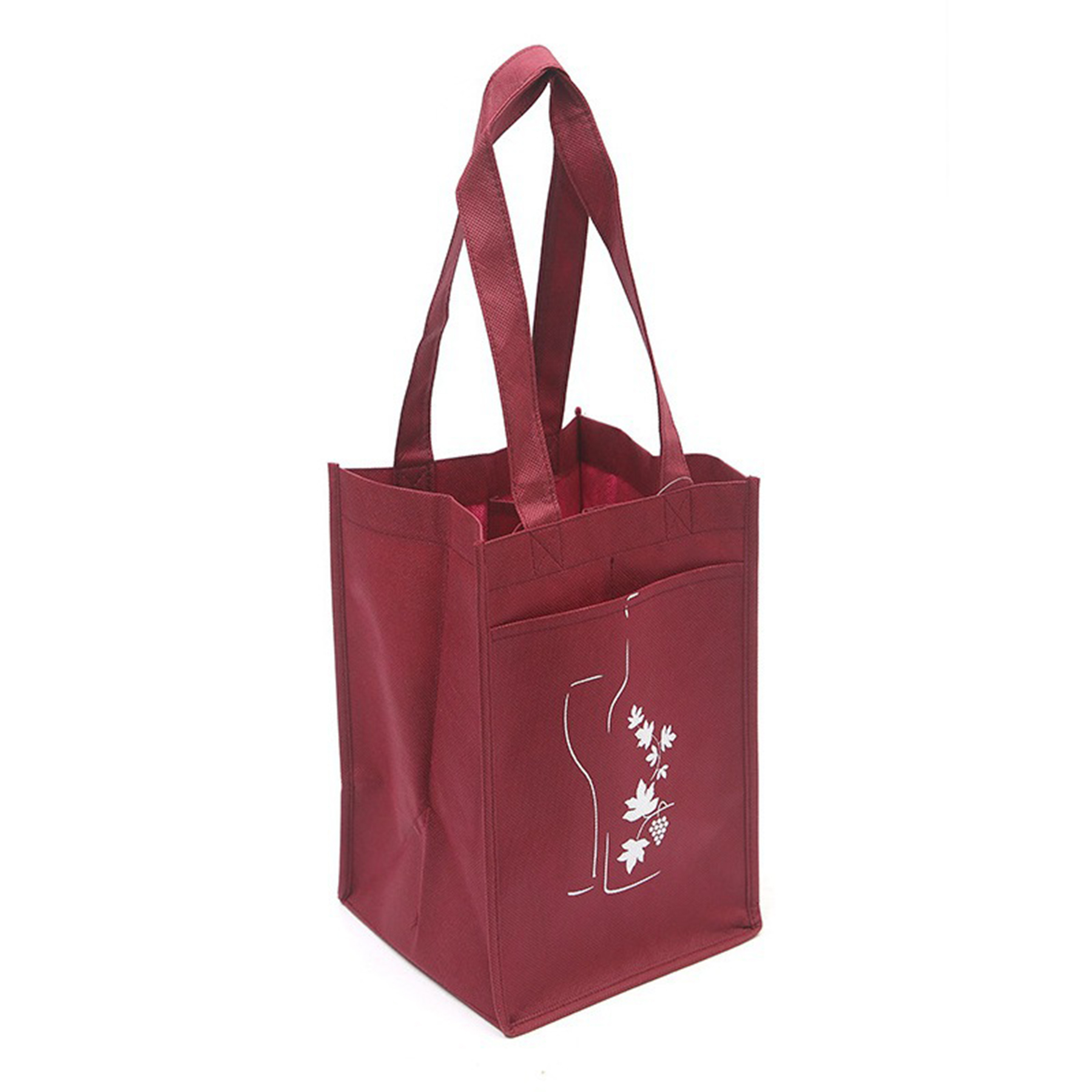 Non-woven Wine Bottles Tote Bag 2