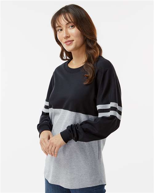 Women's Pom Pom Long Sleeve Jersey T-Shirt - BW3514 44