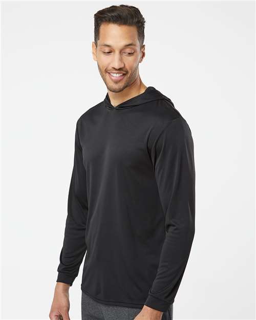 Unisex Bahama Performance Hooded Long Sleeve T-Shirt - 220 38