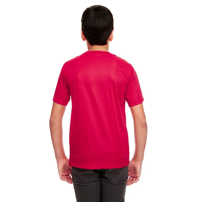 UltraClub Youth Cool & Dry Sport Performance Interlock T-Shirt 7