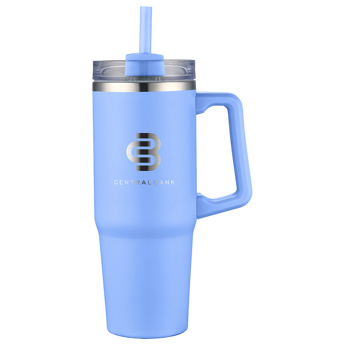 Milo 30 oz Vacuum Insulated Stainless Steel Mug with Straw 50