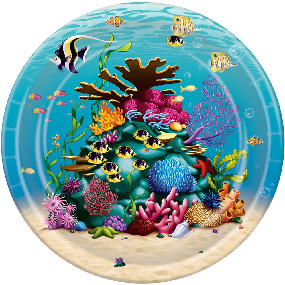 Under the Sea Plates - 8 Pack 9" 2