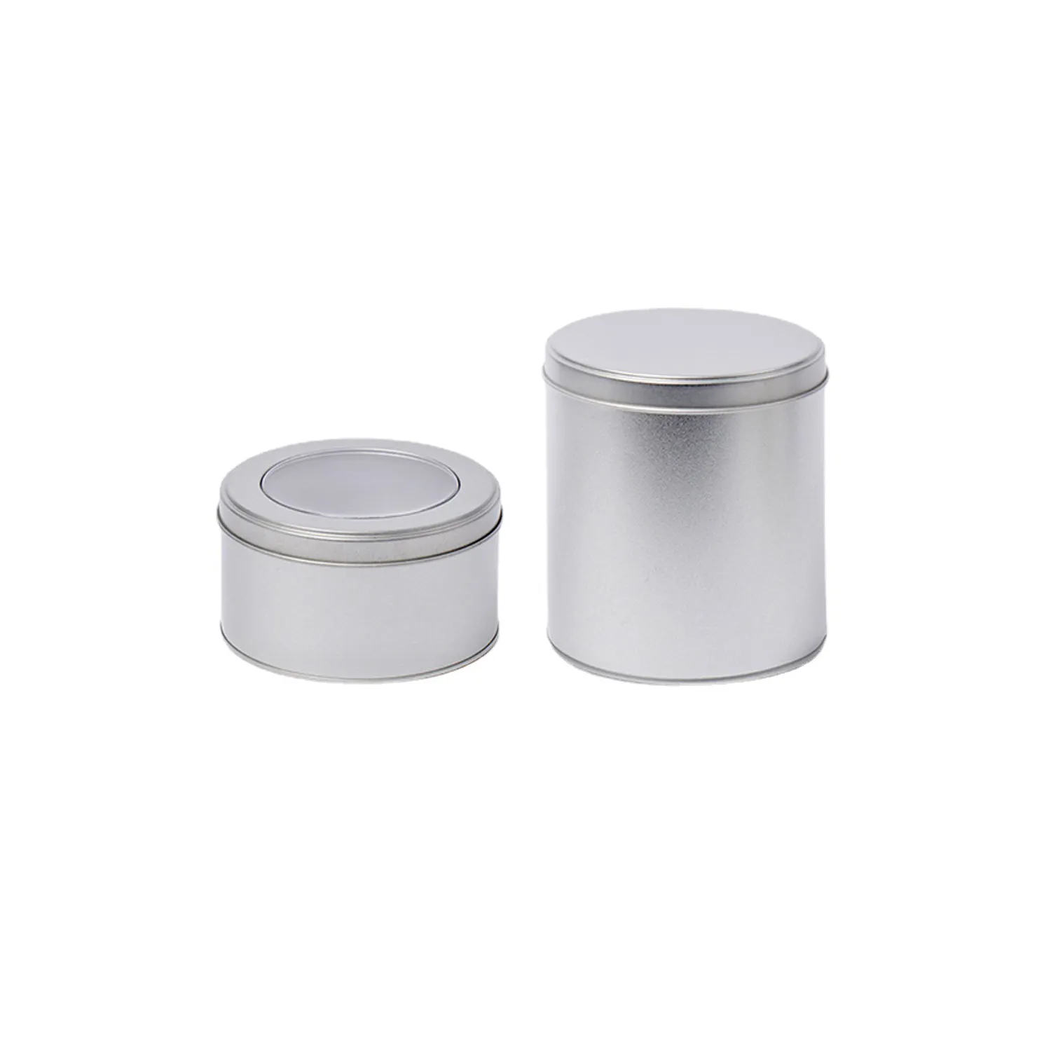 Round candy snack tin box 6
