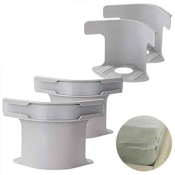 4-Pack Bed Sheet Fastener Set - Secure Mattress Grippers 2